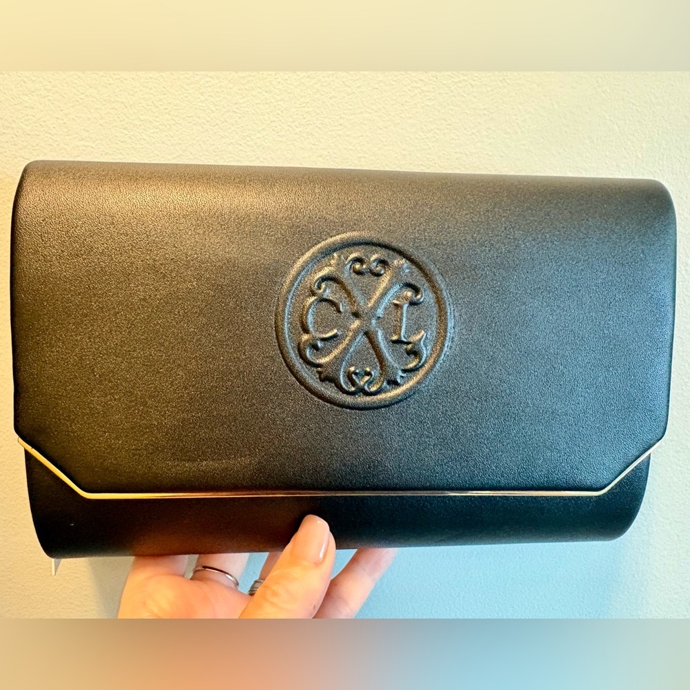 NWT Christian Lacroix Black Clutch